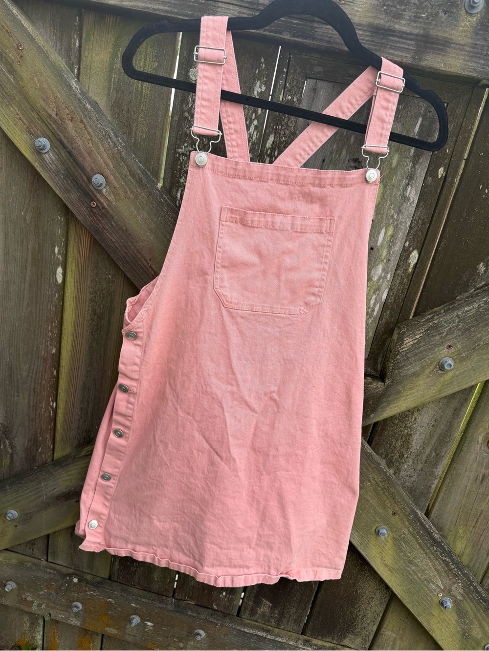 Peach Love California Pink Overall Dress